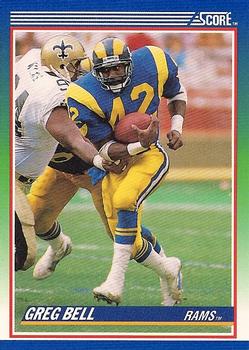 Greg Bell Los Angeles Rams 1990 Score NFL #89